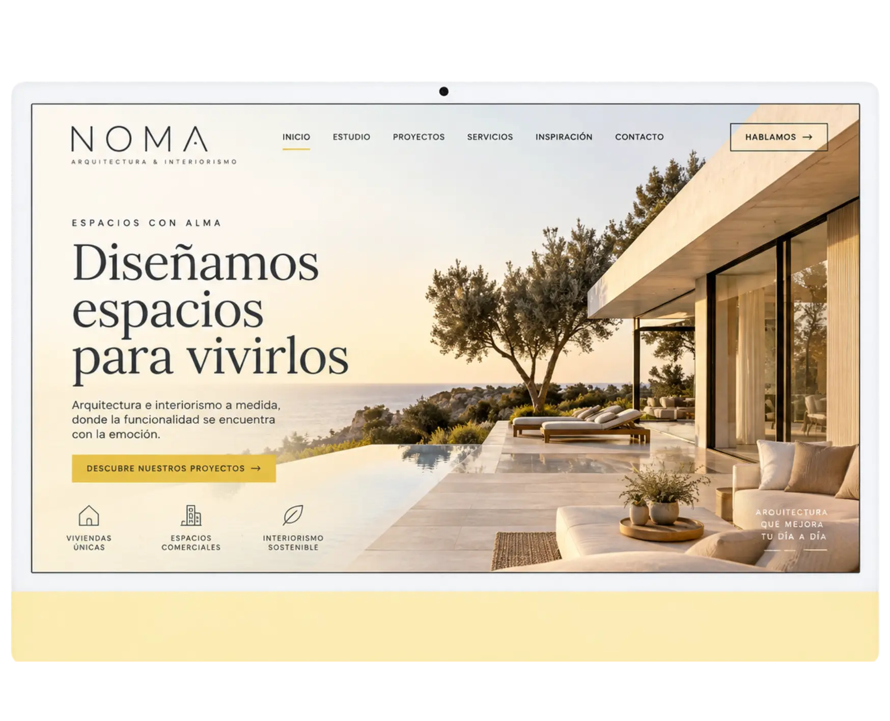 Diseño web para estudio de arquitectura